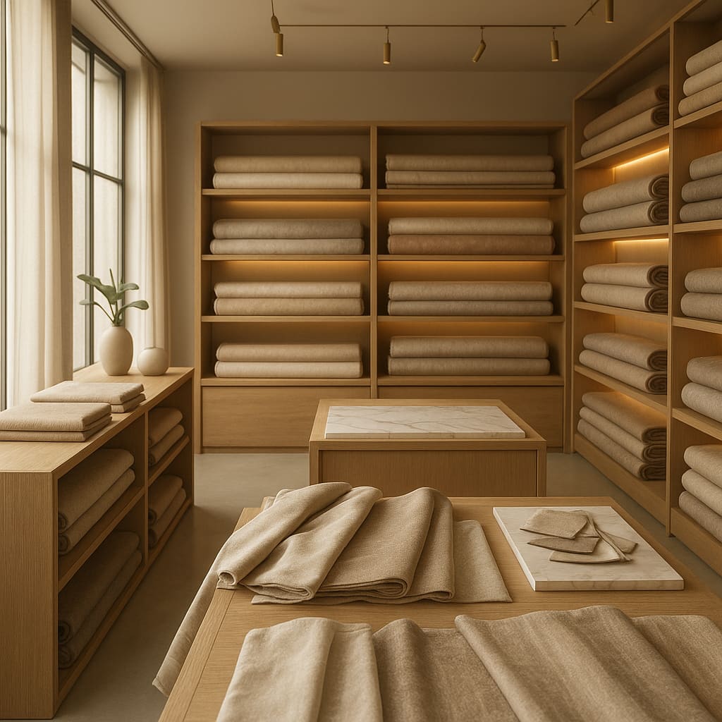 Luxus Stoff Showroom